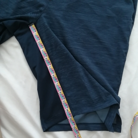 Lululemon Men's T.H.E. Short Linerless 11" Inseam Heather Iron Blue Small - Picture 15 of 16